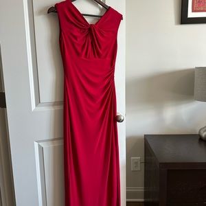 NWOT Cherry red maxi dress by Ralph Lauren for petites- it’s been hemmed!